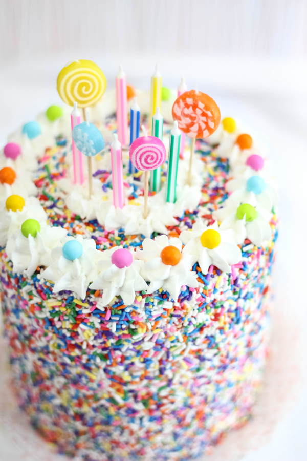 Colorful Rice Krispie Cake