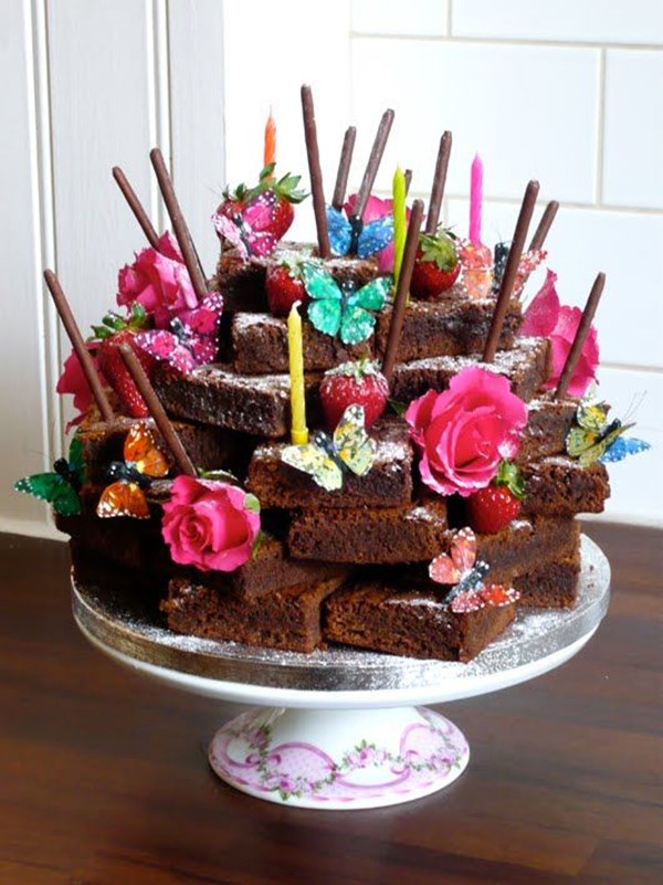 Brownie Birthday stack