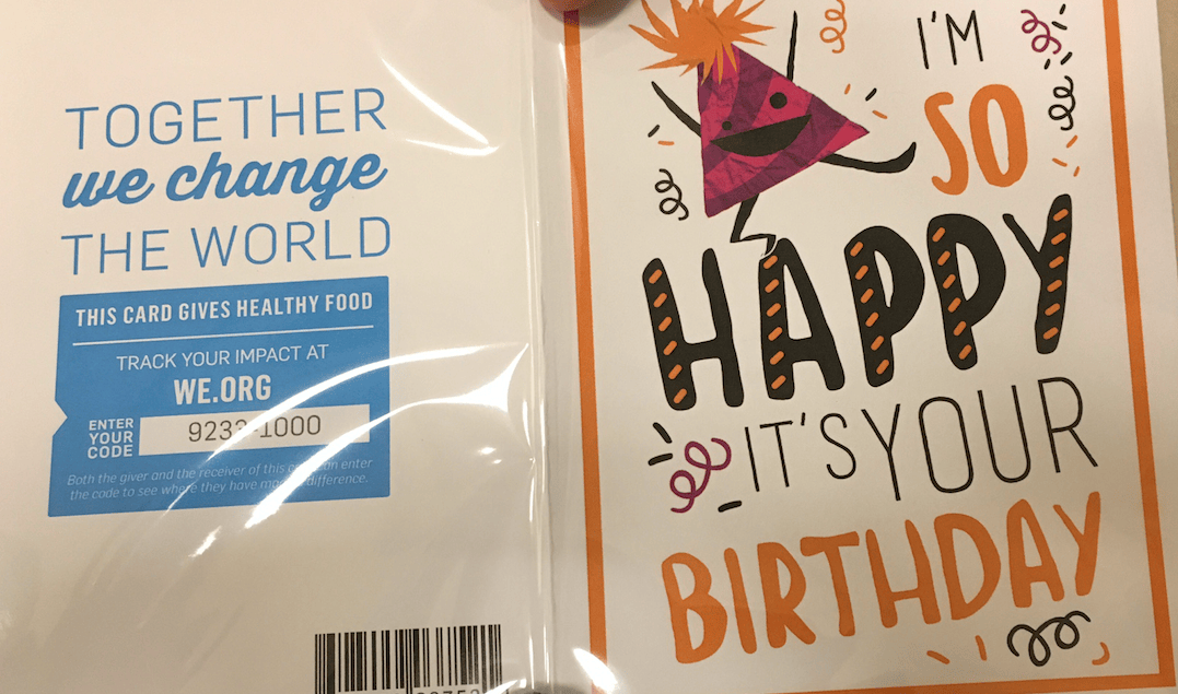 birthday giving