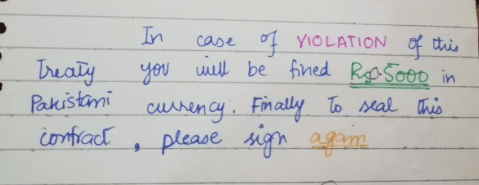 birthday contract