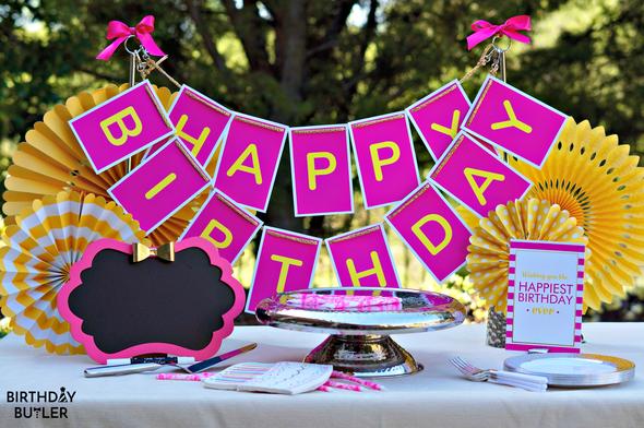 birthday decor